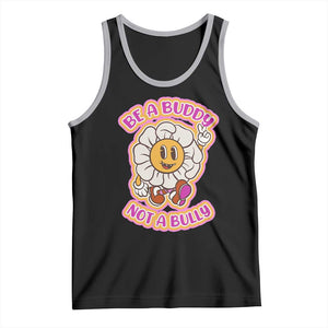 Pink Shirt Day Tank Top Be A Buddy Not A Bully Anti Bullying Funny Wordplay TS02 Black Athletic Heather Print Your Wear