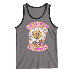 Pink Shirt Day Tank Top Be A Buddy Not A Bully Anti Bullying Funny Wordplay TS02 Deep Heather Black Print Your Wear