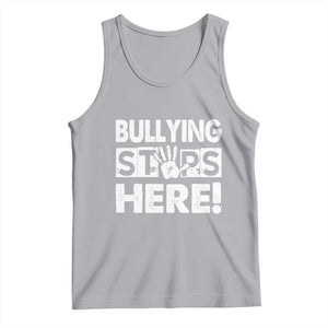 Pink Shirt Day Tank Top Bullying Stops Here Stand Up To Bullies TS02 Athletic Heather Print Your Wear