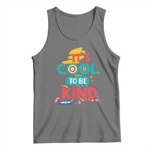 Pink Shirt Day Tank Top It's Cool To Be Kind Anti Bullying Choose Kindness TS02 Black Heather Print Your Wear