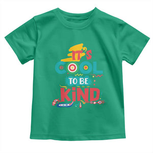 Pink Shirt Day Toddler T Shirt It's Cool To Be Kind Anti Bullying Choose Kindness TS02 Irish Green Print Your Wear