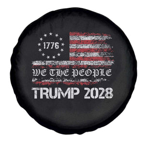 Pro Trump 2028 Spare Tire Cover America US Flag Retro Vintage TS10 Print Your Wear