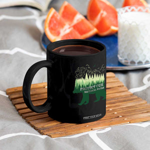 Protect Our Parks National Park Coffee Mug Bear Hiking Nature TS02 Print Your Wear