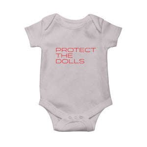 Protect The Dolls Baby Onesie Pride Month TS10 Ice Gray Print Your Wear