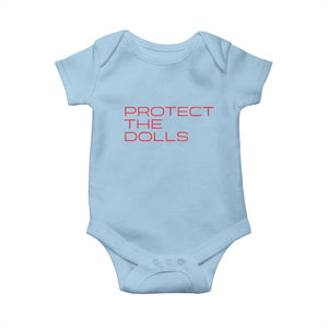 Protect The Dolls Baby Onesie Pride Month TS10 Light Blue Print Your Wear