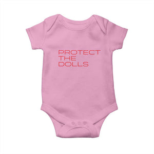 Protect The Dolls Baby Onesie Pride Month TS10 Light Pink Print Your Wear
