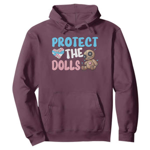 Protect The Dolls Hoodie Transgender Trans Pride TS10 Maroon Print Your Wear