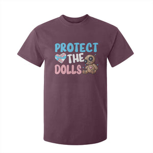 Protect The Dolls T Shirt For Kid Transgender Trans Pride TS10 Maroon Print Your Wear