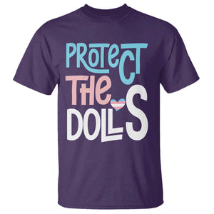 Protect The Dolls T Shirt - Transgender Trans Pride Social Justice Tee TS10 Purple Print Your Wear