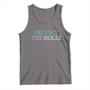Protect The Dolls Tank Top Trans Women Pride Month TS11 Deep Heather Print Your Wear