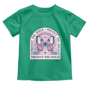 Protect The Dolls Toddler T Shirt Trans Women Pride Month Butterfly TS11 Irish Green Print Your Wear