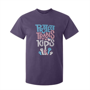 Protect Trans Kids T Shirt For Kid Transgender Pride Social Justice TS10 Purple Print Your Wear