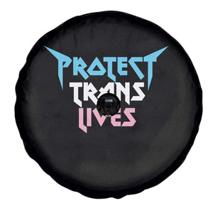 Protect Trans Lives Spare Tire Cover Heavy Metal TS10 Print Your Wear