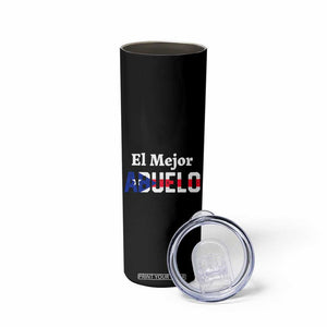 Puerto Rico Grandpa Skinny Tumbler La Mejor Abuelo Grandpa Father's Day Gift TB10 Print Your Wear