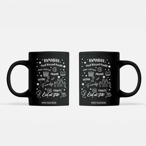 Ramadan Blessed Month Coffee Mug Muslim Islamic Ramadhan Eid al Fitr TS02 Black Print Your Wear