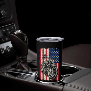 Real Grandpas Ride Motorcycles Tumbler Cup Some Grandpas Play Bingon American Flag TB10 Print Your Wear