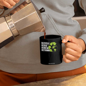 Recycle Reuse Renew Rethink Environmental Activism Coffee Mug TS11 Print Your Wear
