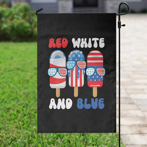 Red White Blue Popsicle 4th of July Garden Flag Patriotic USA Flag TS10 Print Your Wear