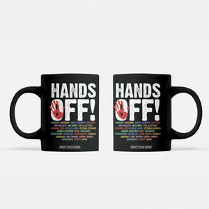 Resist Hands Off Coffee Mug Protect USA American We The People TS02 Black Print Your Wear