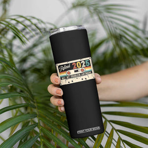 Retired 2025 Skinny Tumbler Not My Problem Anymore Retro Cassette TS10 Print Your Wear