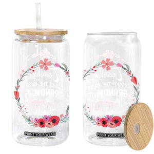 Retired Teacher Glass Can Floral For Grandmas Retirement TS10 Black Print Your Wear