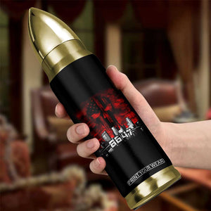 Retro 8647 Bullet Tumbler Vintage USA American Flag Skull TS10 Print Your Wear