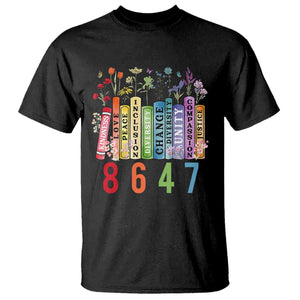 Retro 8647 T Shirt Equal Rights Book Flower Feminist Women Rights TS10 Black Print Your Wear