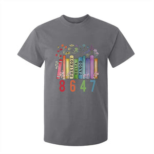 Retro 8647 T Shirt For Kid Foxtrots Delta Tangos Book Flower TS10 Charcoal Print Your Wear