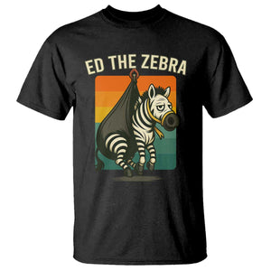 Retro Ed the Zebra Meme T Shirt Funny Viral Escape Animal TS02 Black Print Your Wear