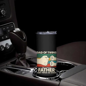 Retro Twin Dad Skinny Tumbler Like A Normal But Just Twice As Cool TS10 Print Your Wear