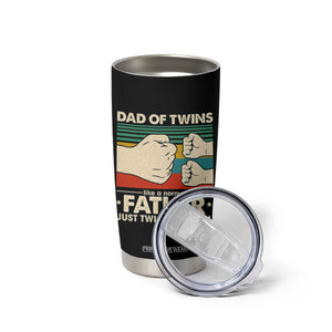 Retro Twin Dad Tumbler Cup Like A Normal But Just Twice As Cool TS10 Print Your Wear