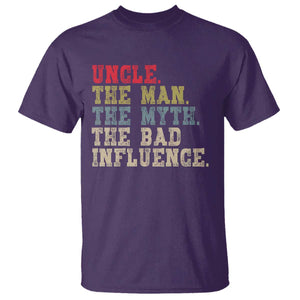 Retro Uncle T Shirt Best Funny Uncle Fathers Day TS10 Purple Print Your Wear