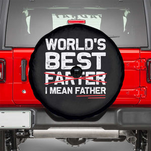 Retro World's Best Farter I Mean Father Spare Tire Cover Funny Best Dad TS10 Black Print Your Wear