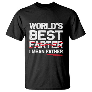 Retro World's Best Farter I Mean Father T Shirt Funny Best Dad TS10 Black Print Your Wear
