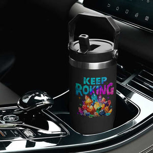 Rock Collector Flip Straw Tumbler Keep Rocking Geologist TS09 Print Your Wear