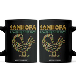 Sankofa Learn From The Past Coffee Mug African Bird Black History Akan Pattern TS11 Black Print Your Wear