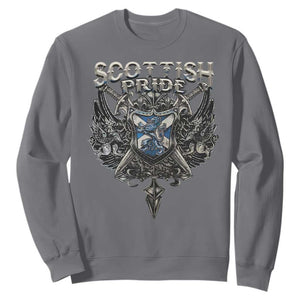 Scottish Pride Celtic Scotland Lion Rampant Sweatshirt TS11 Charcoal Print Your Wear