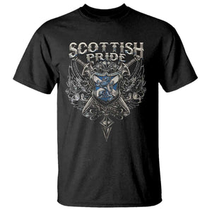 Scottish Pride Celtic Scotland Lion Rampant T Shirt TS11 Black Print Your Wear