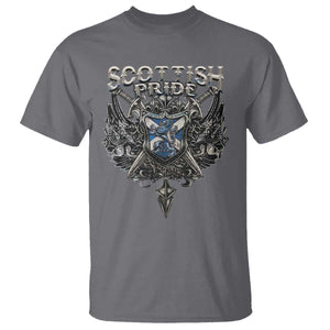 Scottish Pride Celtic Scotland Lion Rampant T Shirt TS11 Charcoal Print Your Wear