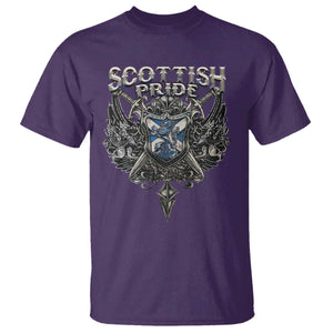 Scottish Pride Celtic Scotland Lion Rampant T Shirt TS11 Purple Print Your Wear