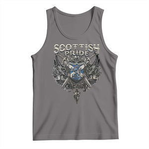 Scottish Pride Celtic Scotland Lion Rampant Tank Top TS11 Deep Heather Print Your Wear