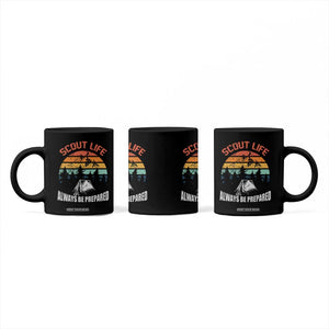 Scout Camping Coffee Mug Scout Camping Always Be Prepared Hiking Camping Outdoors Troop Leader TS02 Print Your Wear