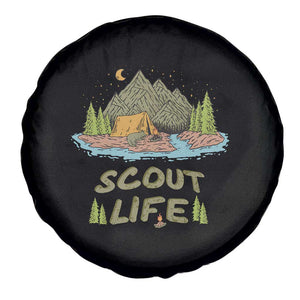 Scout Camping Spare Tire Cover Scout Camping Life Hiking Camping Outdoors Troop Leader TS02 Print Your Wear
