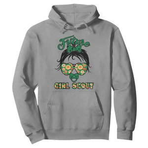 Scout Girl Cookie Dealer Hoodie Troop Leader Kidlife Little Bun TS02 Sport Gray Print Your Wear