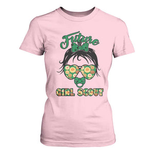 Scout Girl Cookie Dealer T Shirt For Women Troop Leader Kidlife Little Bun TS02 Light Pink Print Your Wear