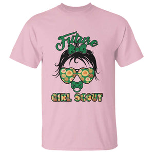 Scout Girl Cookie Dealer T Shirt Troop Leader Kidlife Little Bun TS02 Light Pink Print Your Wear