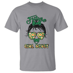 Scout Girl Cookie Dealer T Shirt Troop Leader Kidlife Little Bun TS02 Sport Gray Print Your Wear