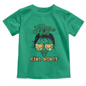 Scout Girl Cookie Dealer Toddler T Shirt Troop Leader Kidlife Little Bun TS02 Irish Green Print Your Wear