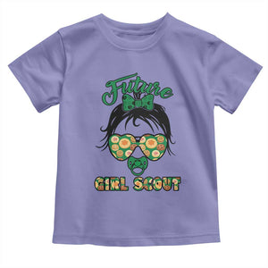 Scout Girl Cookie Dealer Toddler T Shirt Troop Leader Kidlife Little Bun TS02 Violet Print Your Wear