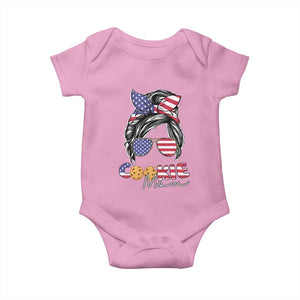 Scout Girl Mom Baby Onesie American Proud Cookie Mom Troop Leader Family Matching TS02 Light Pink Print Your Wear